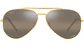 New Aviator RB3625 9196G5 Gold Brown
