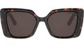 DiorMidnight S5I Shiny Havana Butterfly Sunglasses
