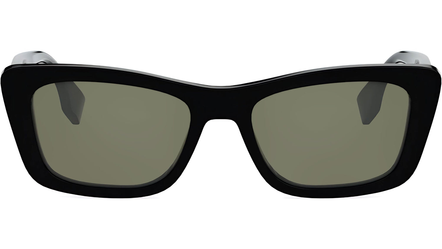 Lettering Black Geometric Sunglasses