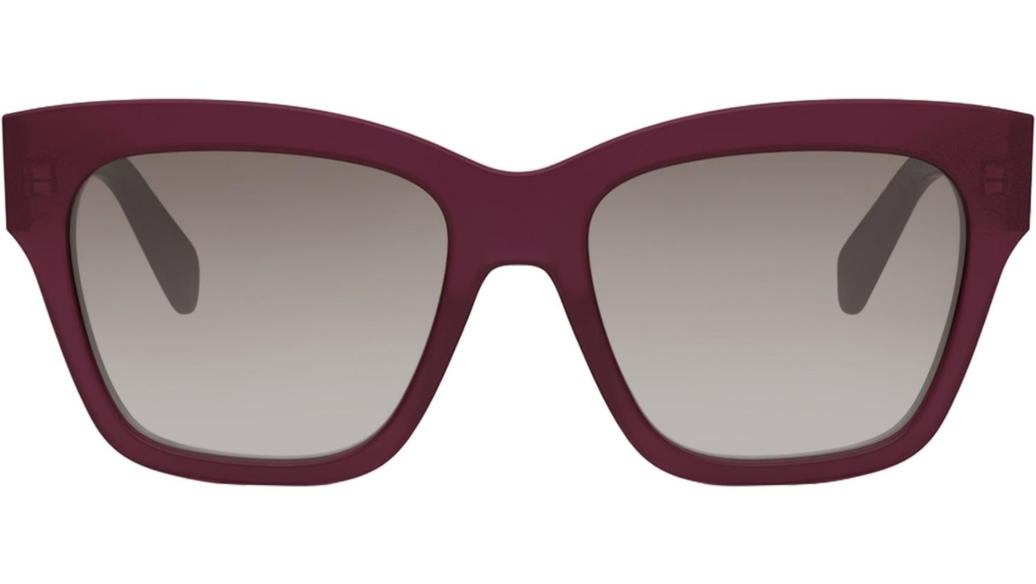 Triomphe Red Geometric Sunglasses