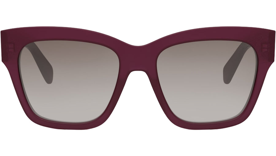 Triomphe Red Geometric Sunglasses