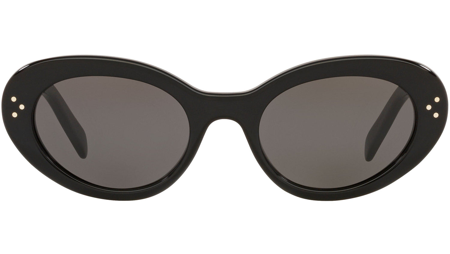 CELINE 3 Dots Black Round Sunglasses