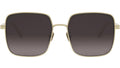 DiorCannage S1U Occhiali da Sole Squadrati Oro