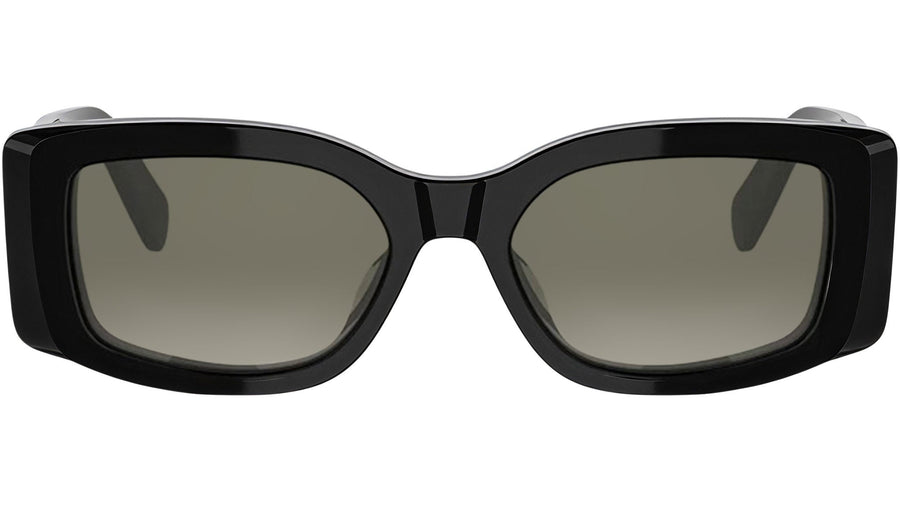 Triomphe Black Rectangular Sunglasses