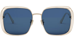 FilDior S1U Yellow Square Sunglasses
