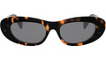 CELINE 3 Dots Havana Rectangular Sunglasses