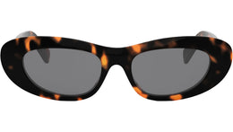 CELINE 3 Dots Havana Rectangular Sunglasses