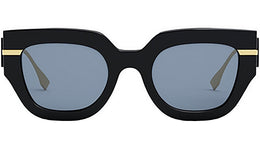 Fendigraphy Black Square Sunglasses