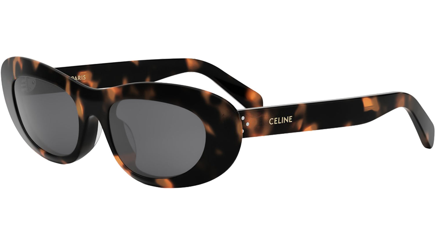 CELINE 3 Dots Havana Rectangular Sunglasses