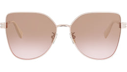 B.Zero1 Rose Gold Butterfly Sunglasses