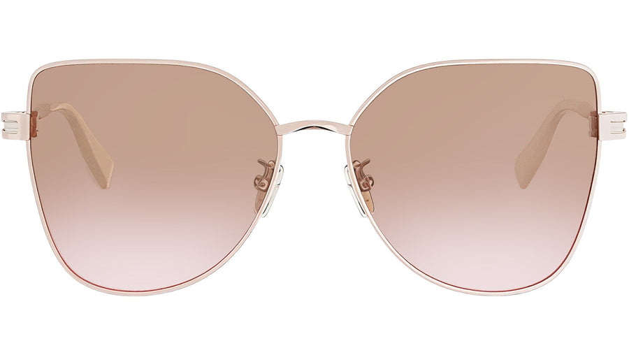 B.Zero1 Rose Gold Butterfly Sunglasses