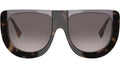 Fendigraphy Grey Havana Geometric Sunglasses