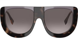 Fendigraphy Grey Havana Geometric Sunglasses