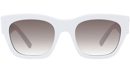 4G White Square Sunglasses