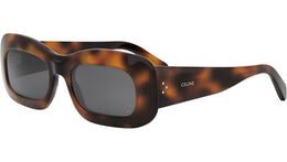 CELINE 3 Dots Havana Rectangular Sunglasses