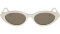Fendigraphy White Cat Eye Sunglasses