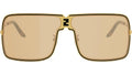 Fendiness Gold Mask Sunglasses