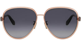 Serpenti Forever Rose Gold Pilot Sunglasses