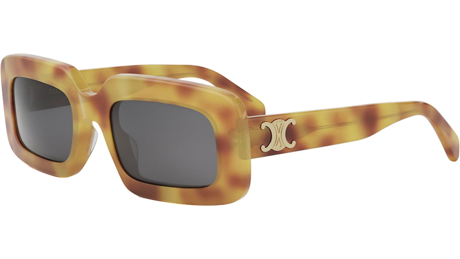 Triomphe Havana Rectangle Sunglasses