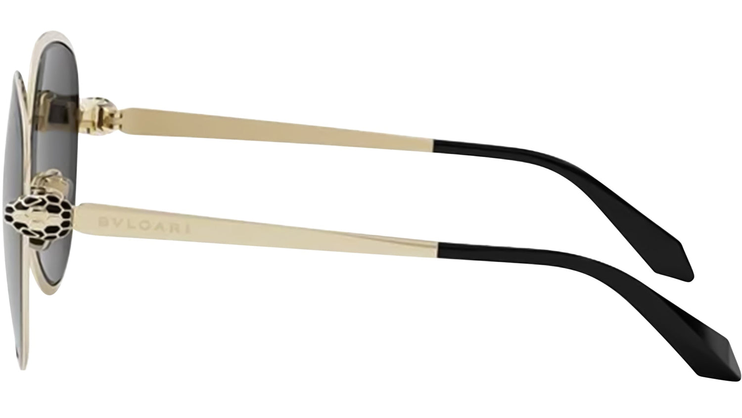 Serpenti Forever Black Pilot Sunglasses