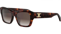Triomphe Havana Butterfly Sunglasses