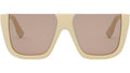 Fendi Way Yellow Square Sunglasses