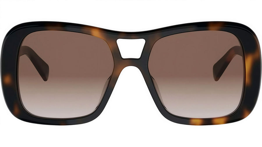 Triomphe Havana Pilot Sunglasses