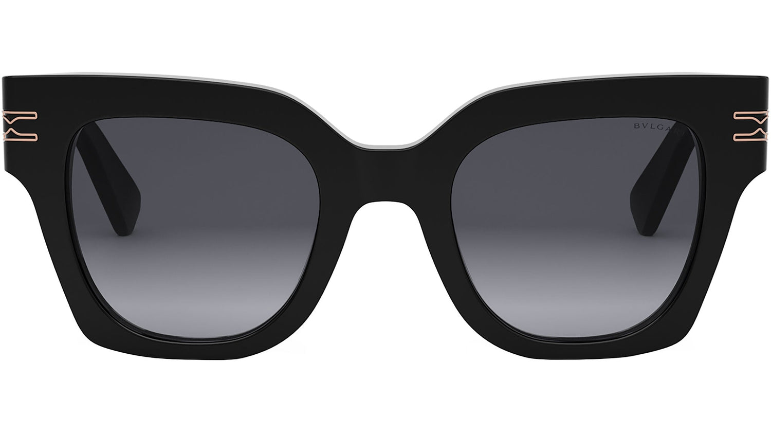 B.zero1 Black Geometric Sunglasses