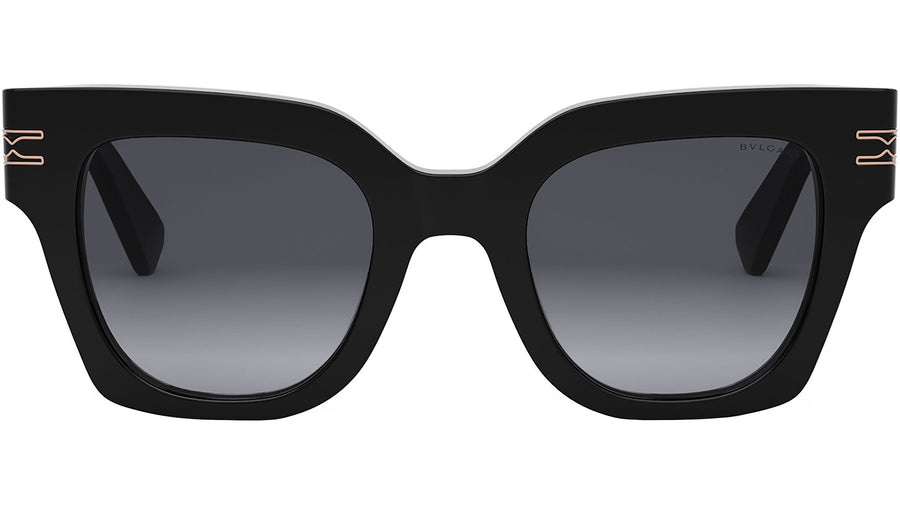 B.zero1 Black Geometric Sunglasses