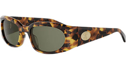 Journey Havana Geometric Sunglasses