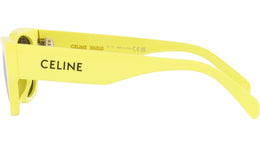 Monochroms Yellow Rectangular Sunglasses