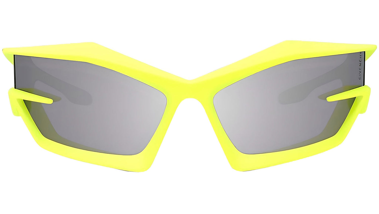 Giv Cut Yellow Geometric Sunglasses