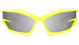 Giv Cut Yellow Geometric Sunglasses