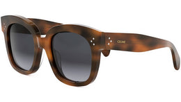 CELINE 3 Dots Havana Square Sunglasses