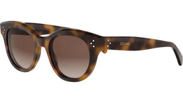 CELINE 3 Dots Havana Round Sunglasses