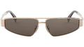 Metal Triomphe Gold Geometric Sunglasses