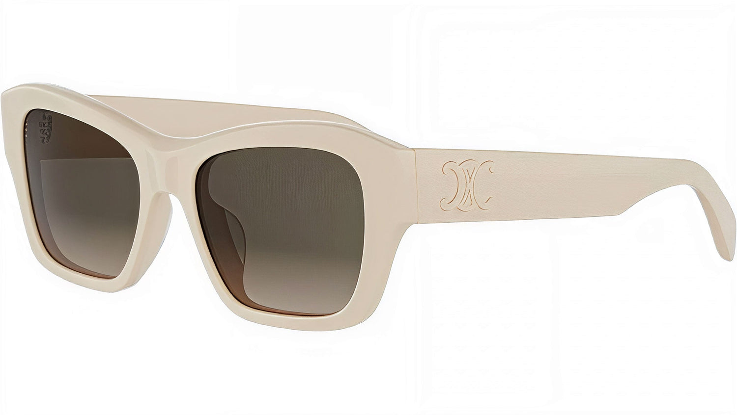 Triomphe White Butterfly Sunglasses