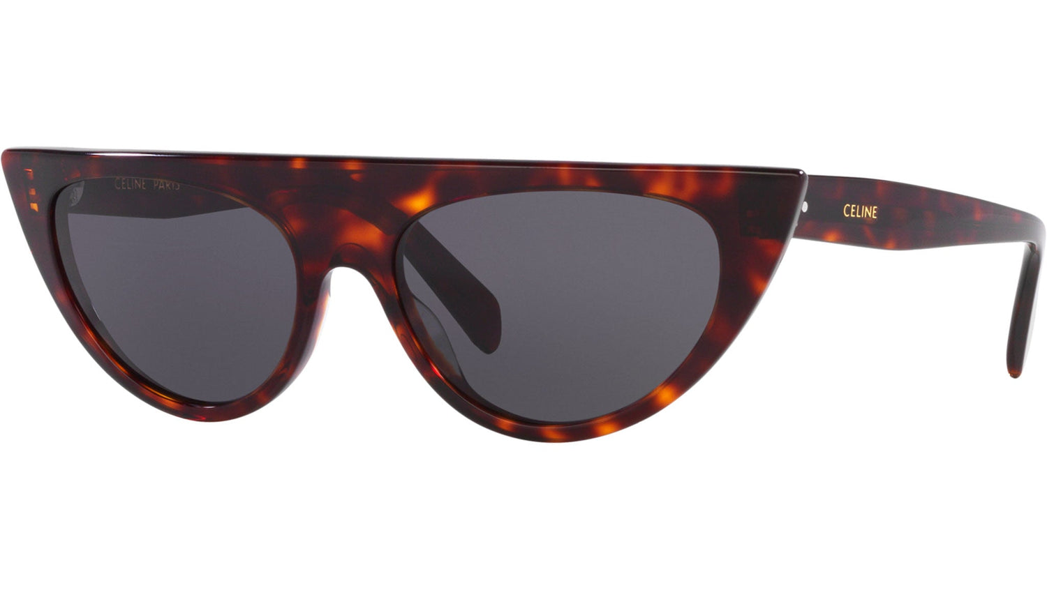 CELINE 3 Dots Havana Geometric Sunglasses