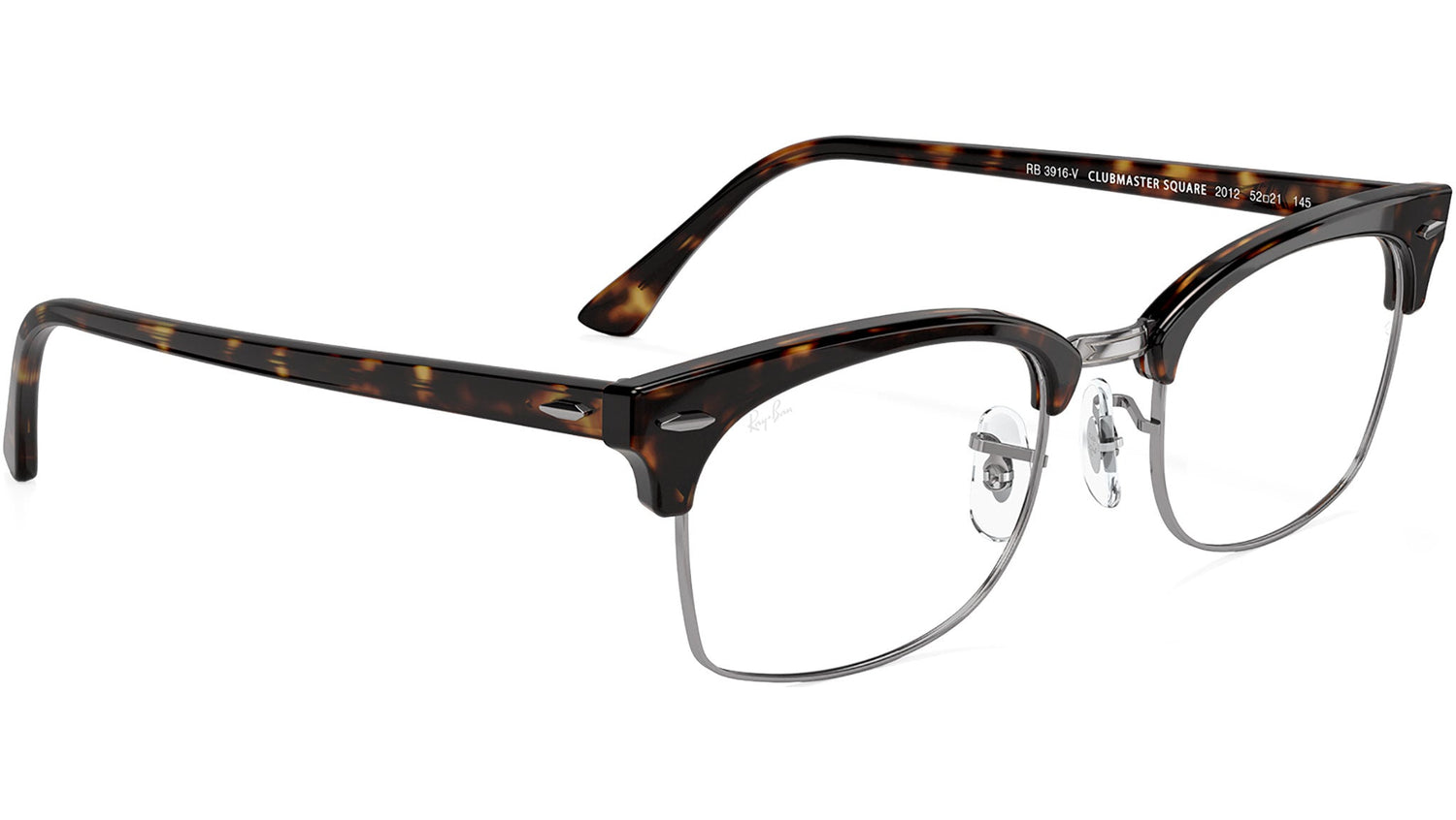 Clubmaster Square Optics RB3916V 2012