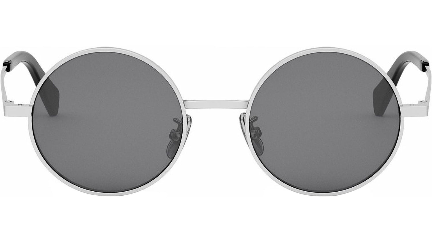 Metal Silver Round Sunglasses