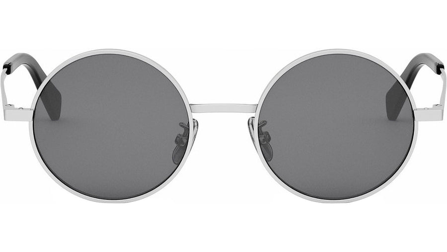 Metal Silver Round Sunglasses