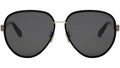 Serpenti Forever Black Pilot Sunglasses