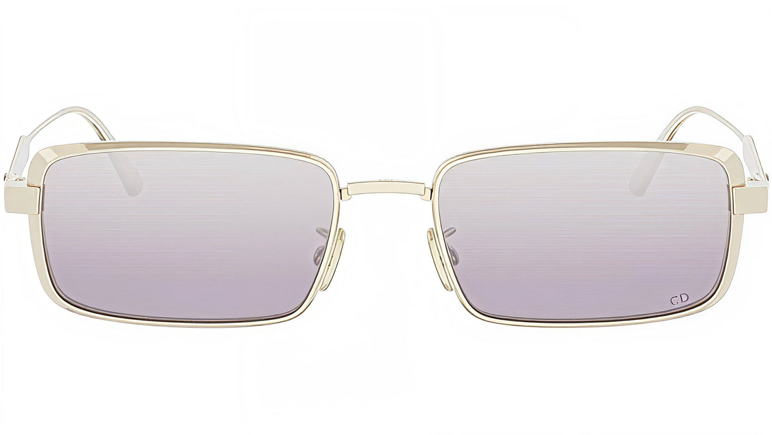 DiorCannage S2U Gold Rectangular Sunglasses