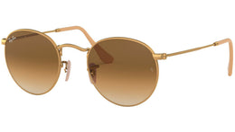 Round Metal RB3447 gold brown gradient