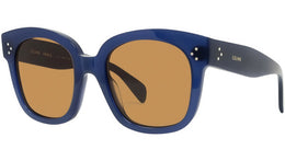 CELINE 3 Dots Blue Square Sunglasses