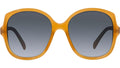 CELINE Thin Brown Round Sunglasses