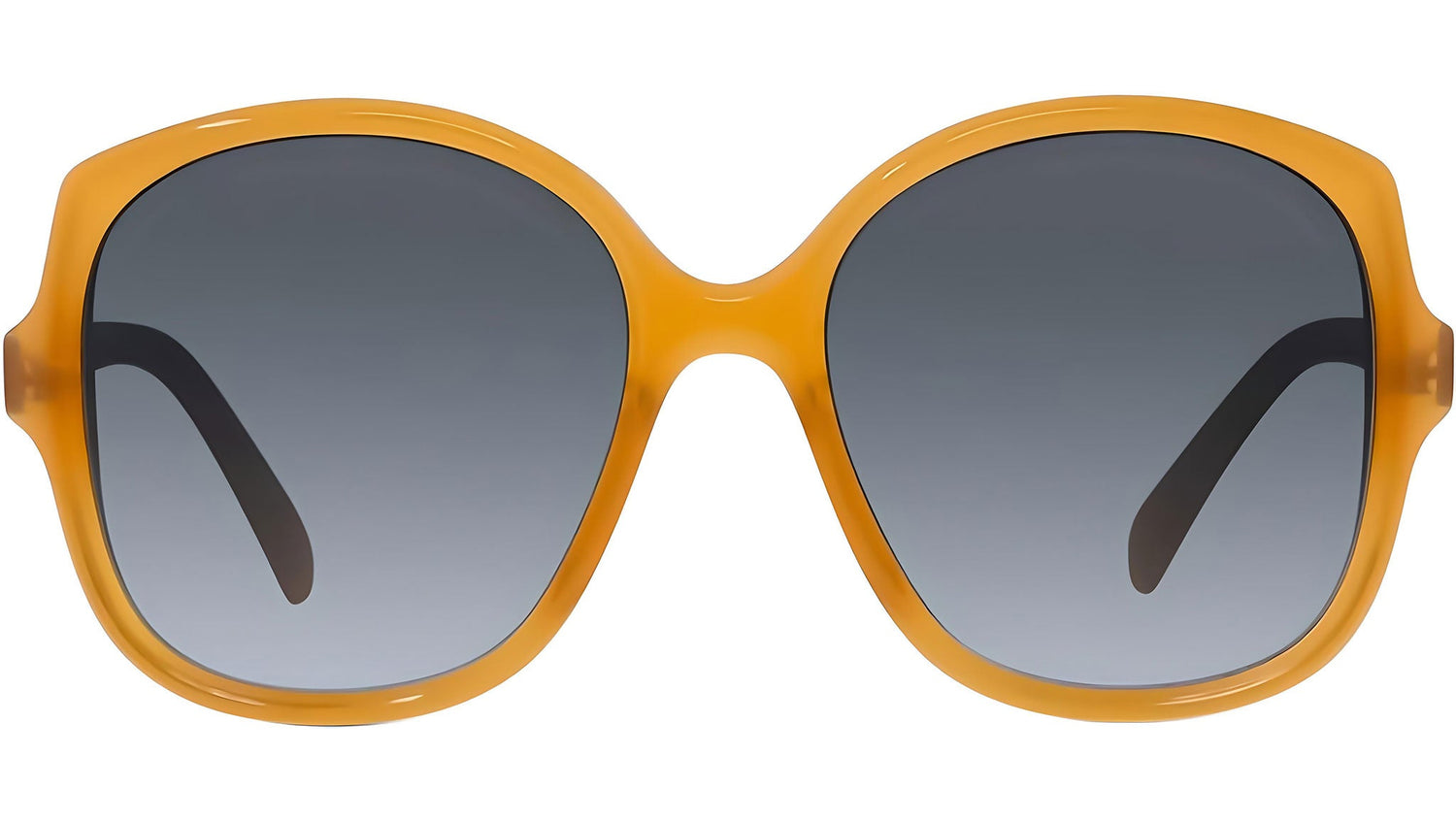 CELINE Thin Brown Round Sunglasses