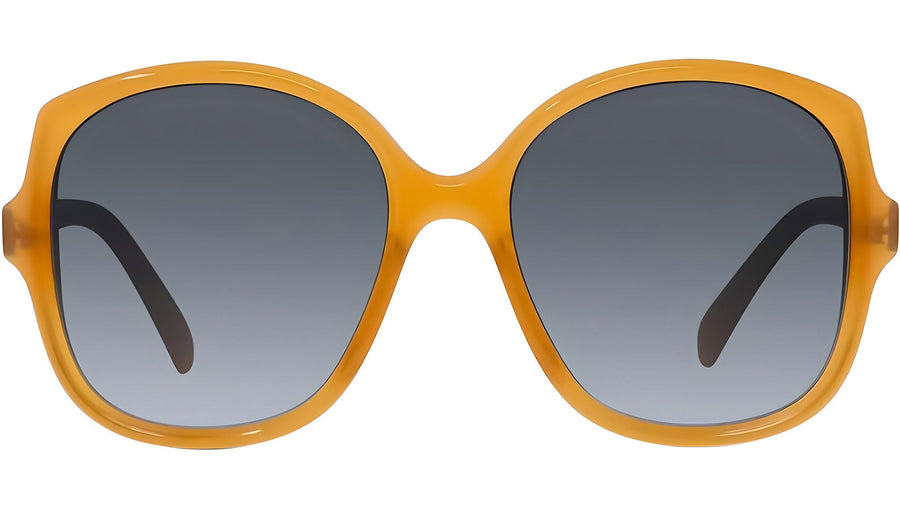 CELINE Thin Brown Round Sunglasses