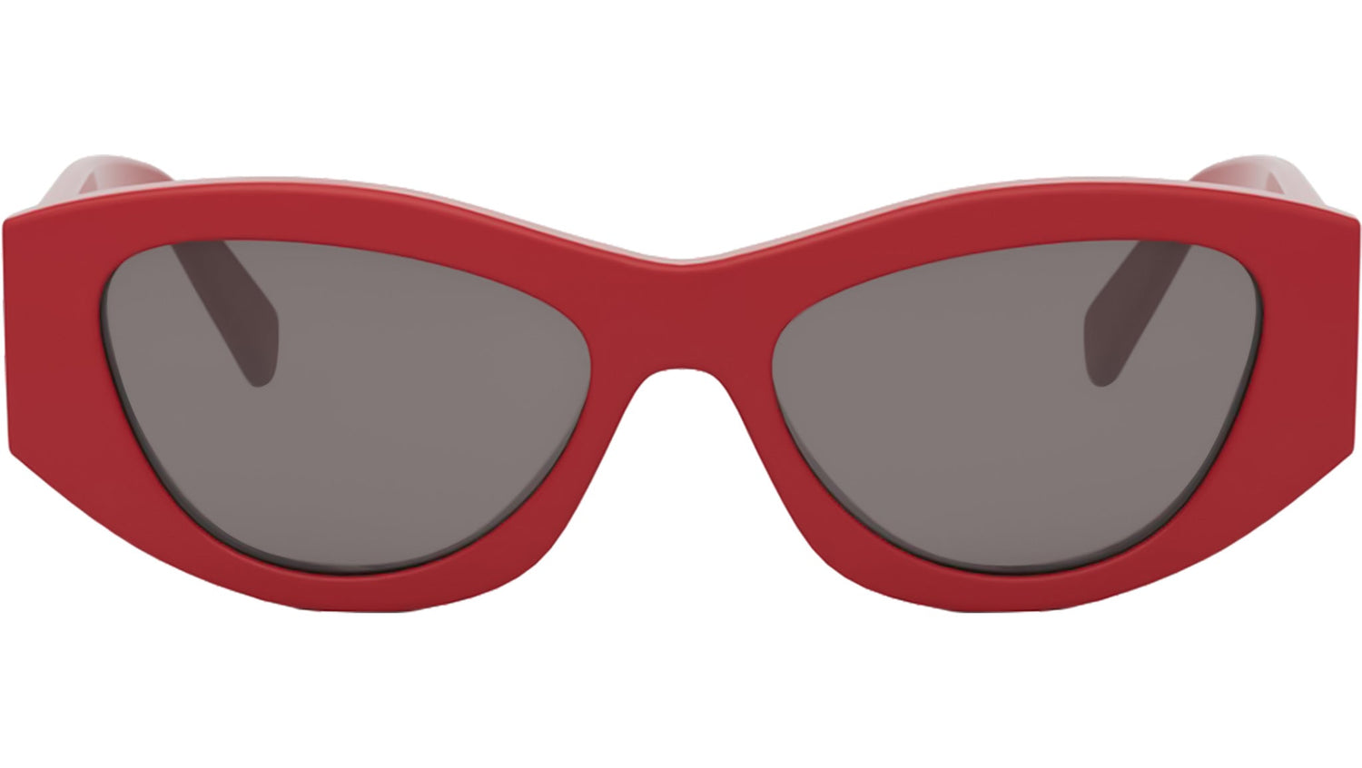 Triomphe Red Geometric Sunglasses