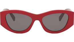Triomphe Red Geometric Sunglasses